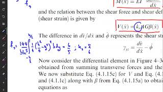 CVE448 timoshenko beam stiffness [upl. by Teahan519]