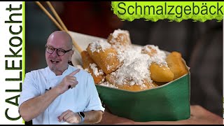 Schmalzgebäck wie auf dem Weihnachtsmarkt selber machen Mein Rezept [upl. by Supmart]