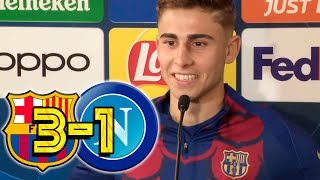 REACCIONES FC BARCELONA 31 SSC NAPOLI [upl. by Latoye184]