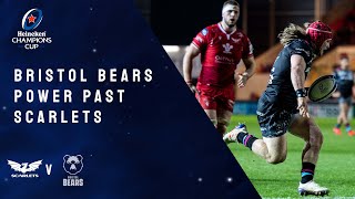 Highlights  Scarlets v Bristol Bears  Round 4 │Heineken Champions Cup Rugby 202122 [upl. by Aikit235]