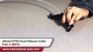 Alfetta or GTV6 Hood Release Cable  International Auto Parts [upl. by Isolda891]