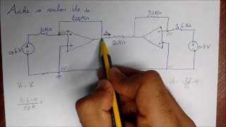 Amplificador Operacional  Exercicio Resolvido 1 [upl. by Enitsud]
