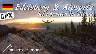 MTB Allgäu  EdelsbergampAlpspitz  Pfronten [upl. by Nealon658]