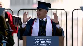 2021 GW Commencement Student Speaker  Naseem Haamid [upl. by Bobbette]