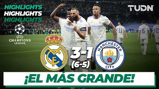 Highlights  Real Madrid 3651 Man City l  UEFA Champions League 2022  Semis Vuelta  TUDN [upl. by Irelav]