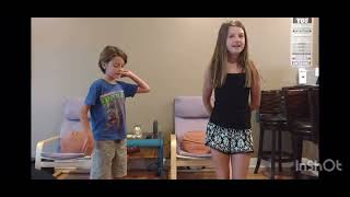 Kids do a hands behind back challenge [upl. by Arrik]