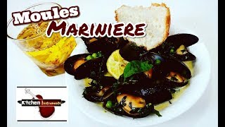 How to Cook Mussels Moules Mariniere  Kitchen Instruments [upl. by Ahto]