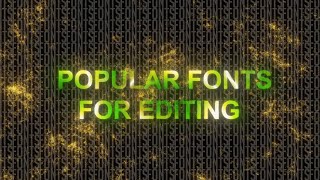 These fonts make your edits better  popular text fonts [upl. by Gipsy]