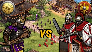 Romans in Japan  Legionary amp Centurion ⚔️ Samurai  AoE II DE [upl. by Justis]