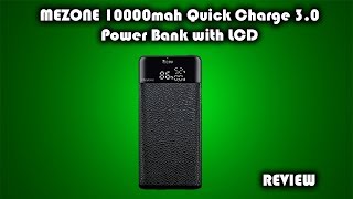 MEZONE Z10 10000mah Qualcomm Quick Charge 30 Power Bank Review [upl. by Ulphiah]