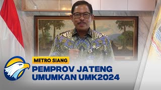 Pemprov Jateng Umumkan UMK 2024 [upl. by Neeham]