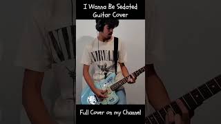 I Wanna Be Sedated Guitar Cover Ramones Full Cover On My Channel  Leandro Brito [upl. by Certie98]