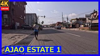 🇳🇬🚶‍♂️ AJOA ESTATE 14K Walking Tour Ajao EstateOsolo WayAirport Road  Discover Lagos Nigeria [upl. by Ymij]