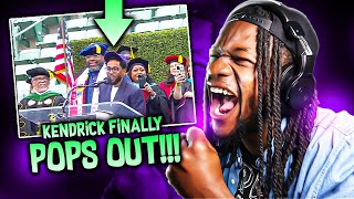 KENDRICK LAMAR FINALLY POPS OUT amp SHOWSEM REACTION [upl. by Ocana]