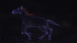 Spectacular light show over Hong Kong enchants thousands of spectators [upl. by Akiraa]