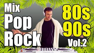 Mix 80s 90s Vol2  Pop Rock  🎵 U2 Bon Jovi Whitney Houston Roxette The Police REM [upl. by Nioe]