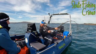 Common Skate Fishing  Fishing Scotland in the Whaly 435  Small Boat Fishing uk [upl. by Aset]