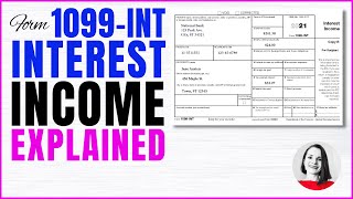 Tax Form 1099INT Explained  TaxExempt vs Taxable Interest [upl. by Obmar]