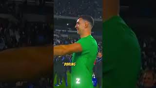 Emiliano Martínezs Iconic Celebration Strikes Again shorts football celebration [upl. by Lesoj247]