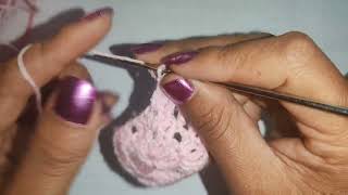 como se teje colchitas a crochet [upl. by Etna]