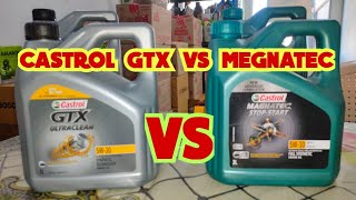 castrol gtx vs magnatec ♥️full detail video 🥳 caroil castrol bestoil [upl. by Nycila]