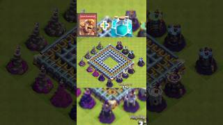 WIZARD TOWER Showdown vs Super Troops at MAX LEVELclashofclans shortsfeed [upl. by Woehick28]