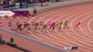 Jonny Peacock Wins 100m Final  London 2012 PARALYMPICS HD  T44 [upl. by Kcirdla881]