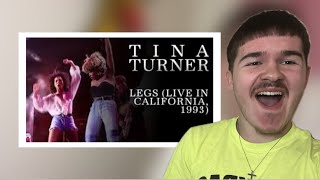 TEENAGER REACTS TO  Tina Turner  Legs Live In California 1993  REACTION [upl. by Stenger]