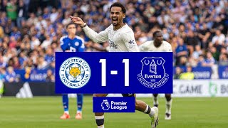 LEICESTER CITY 11 EVERTON  Premier League highlights [upl. by Downes]