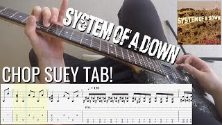 System Of A Down – Chop Suey FULL PoV Guitar Lesson  With TAB [upl. by Berwick]