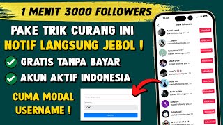 Followers Tiktok Gratis🔥 Cara Menambah Followers Tiktok Gratis Permanen 2024 [upl. by Etak672]