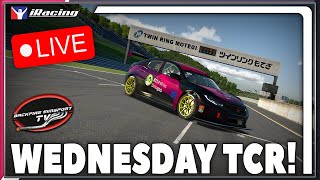 TCR Wednesday  iRacing BSTV TCR Challenge S15 R2 at Mobility Resort Twin Ring Motegi [upl. by Bullock]