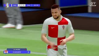 Euro 2024 Terza Partita CroaziaItalia [upl. by Akitahs]