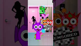 POV Sprunki Incredibox Raddy Sky Vineria Pinki Oren Durple Went to wrong Toilet sprunki incredibox [upl. by Cassondra867]