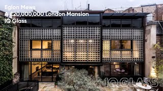 Eglon Mews  A unique £2000000 London mansion with extravagant glazing features [upl. by Dorej23]