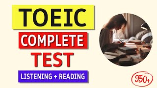 TOEIC Listening amp Reading Test 2024 Full Practice Exam with Answers [upl. by Janos]