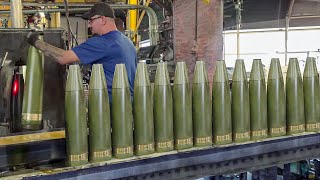 Inside US Massive Factory Building Large Number of Scary Munitions  Production Line [upl. by Lemmie]