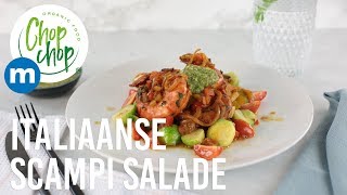 Italiaanse scampi salade Recept  metroChopChop [upl. by Brockie68]