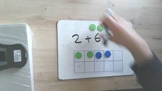 Reception and Year 1 1 Digit  1 Digit using a 10s Frame [upl. by Rehptosirhc]