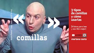 👉¿Cómo usar las COMILLAS 🍉 tipos y ejemplos ¡Acción [upl. by Lazare]