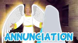 The Annunciation The Angel Gabriel Appears to Mary  Brother Francis 07 clip [upl. by Edlitam]