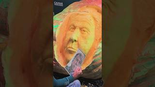 Giant Pumpkin Carving of Jeremy Clarkson [upl. by Quintilla]