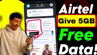 Airtel FREE Data Tricks  How To Get Free Data On Airtel Thanks App  Airtel Coupon Code 2024 [upl. by Grous]