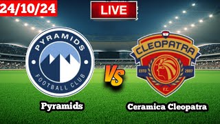 Pyramids vs Ceramica Cleopatra  Super Cup  Live Match Score Today HD Vivo [upl. by Studnia]