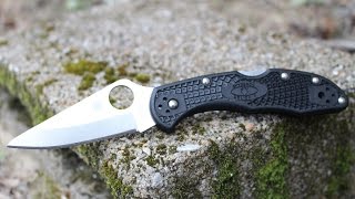 Spyderco Delica 4 Saber Grind Version Review My Go To EDC Knife [upl. by Roberto]