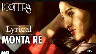 Monta Re  Lootera  Swanand Kirkire  Amitabh Bhattacharya  Cover by Chiranjit Baruah [upl. by Ginelle]