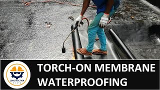 Torch on Membrane Waterproofing Procedures [upl. by Kristoffer]