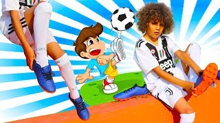 LE MIE PRIME SCARPE DA CALCIO allenamento calcio bambini [upl. by Olleina]