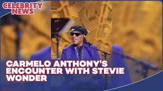 Stevie Wonder Surprises Carmelo Anthony with Unexpected Compliment [upl. by Burwell]