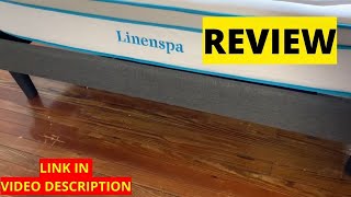 Linenspa 10 Inch Memory Foam and Innerspring Hybrid Medium Feel Queen Mattress Review [upl. by Shutz]